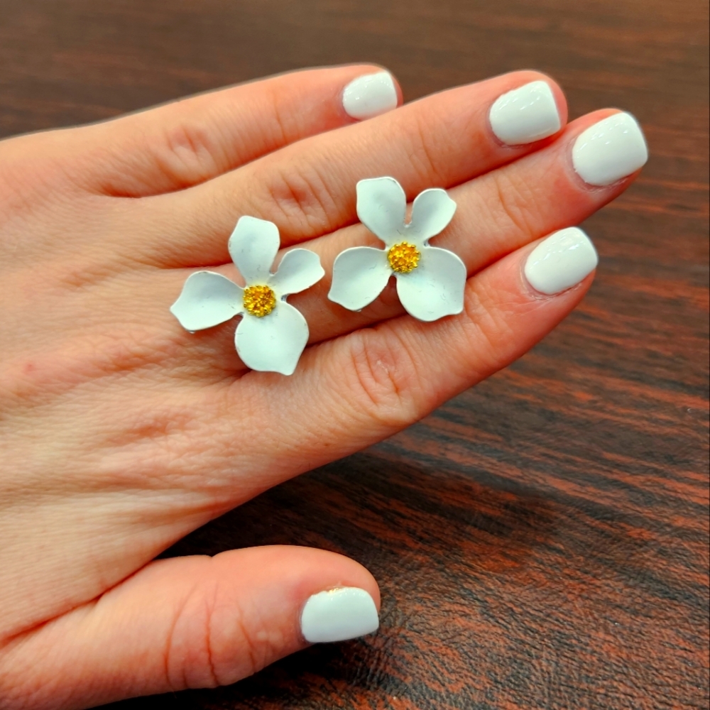 Oversized Flower Earrings